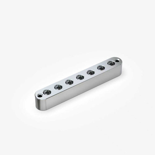 Guyker FB-07 CNC Aluminum 7-String Ferrule Block for Through-Body Guitars