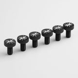 Guyker FR-006 Asterisk Pattern Fine Tuning Screws Set for Floyd Rose Tremolo, 1 Set / 6 PCs, view 3