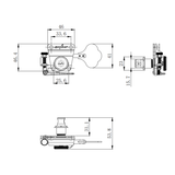 Guyker GB200D Drop D Bass Tuner with Drop D Lever, view 4