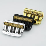 Guyker GB408 4-String Bass Bridge with Brass Saddles, view 2