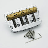 Guyker GB408 4-String Bass Bridge with Brass Saddles, view 3