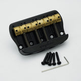 Guyker GB408 4-String Bass Bridge with Brass Saddles, view 4