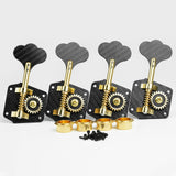 Guyker GB530T Open Gear Bass Tuning Machines 1:28 Ratio Carbon Fiber, view 2