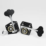 Guyker GB530T Open Gear Bass Tuning Machines 1:28 Ratio Carbon Fiber, view 4