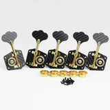 Guyker GB530T Open Gear Bass Tuning Machines 1:28 Ratio Carbon Fiber, view 5