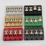 Guyker GBA-01 CNC Aluminum Alloy Bass Bridge with Brass Saddles – 4 String, view 5