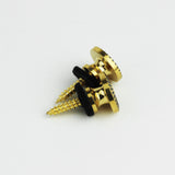 Guyker GE004 Quick Release Brass Strap Locks Secure Guitar/Bass Strap Buttons Retainers, view 6