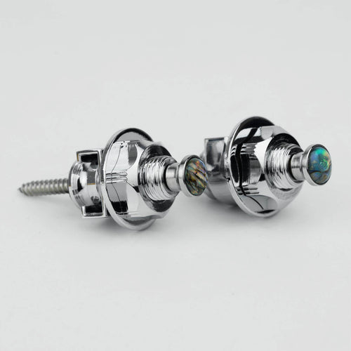 Guyker GE010 Metal Strap Button Set for Guitar & Bass (2PCS)