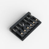 Guyker GG-100 6-String Brass Roller Saddle Bridge Zinc Alloy for Electric Guitar, view 2