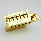 Guyker GG1009-T 2-Point Tremolo Bridge with Brass Roller Saddles for Strat-Style Electric Guitar, view 3