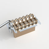 Guyker GG902 2-Point Tremolo Bridge for 6-String Electric Guitar - CNC Brass Saddles, view 5