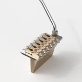 Guyker GG903 6-Point Tremolo Bridge for 6-String Electric Guitar - CNC Brass Saddles, view 2
