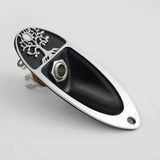 Guyker GJ007+GJ008+LJ01 Electric Guitar Jack Plate with Output Jack Socket Set, view 3
