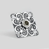 Guyker GJ013 + LJ01 Decorative Guitar Jack Plate Set with Output Jack Socket for Electric Guitar, view 4