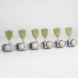 Guyker GK-135SP Vintage Deluxe Guitar Tuning Pegs 1:15 Ratio 3R+3L for LP-Style Electric Guitar, view 3