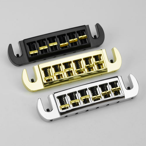 Guyker GM002 Zinc Alloy Adjustable Wraparound Bridge Tailpiece for Les Paul & SG Guitars