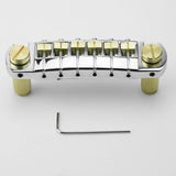 Guyker GM006 Guitar Wraparound Bridge Adjustable Brass and Zinc Alloy Material, view 2