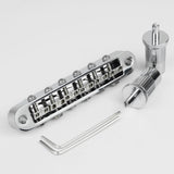 Guyker GM009-8 Adjustable Saddle Radius Tune-O-Matic Bridge for Electric Guitar, view 2