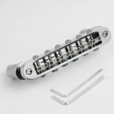 Guyker GM009-8 Adjustable Saddle Radius Tune-O-Matic Bridge for Electric Guitar, view 3