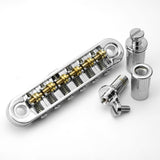 Guyker GM025 6-Saddle Roller Guitar Bridge with Locking Posts for Electric Guitar, view 2