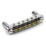 Guyker GM025 6-Saddle Roller Guitar Bridge with Locking Posts for Electric Guitar, view 4