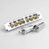 Guyker GMA-001 Lightweight CNC Machined Aluminum Guitar Bridge with Brass Saddles, view 2