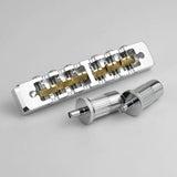 Guyker GMA-001 Lightweight CNC Machined Aluminum Guitar Bridge with Brass Saddles, view 3