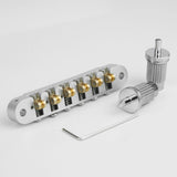Guyker GMA-008 CNC Tune-O-Matic Roller Bridge Brass Saddles Aluminum Alloy Body for Electric Guitars, view 3