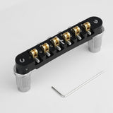 Guyker GMA-008 CNC Tune-O-Matic Roller Bridge Brass Saddles Aluminum Alloy Body for Electric Guitars, view 6