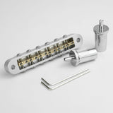 Guyker GMA-009A Adjustable Tune-O-Matic Style Guitar Bridge with Brass Saddles, view 3