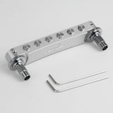 Guyker GMA-009B Adjustable Tune-O-Matic Style Guitar Bridge with Brass Saddles, view 5