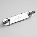 Guyker GMA-009B Adjustable Tune-O-Matic Style Guitar Bridge with Brass Saddles, view 6