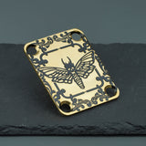 Guyker GN002 Stainless Steel Baroque Moth 4-Hole Neck Plate, view 3