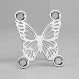 Guyker GN006 Stainless Steel Hollow Butterfly 4-Hole Neck Plate, view 3