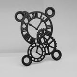 Guyker GN008 Stainless Steel Gear-Clock Hybrid 4-Hole Neck Plate, view 2