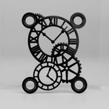 Guyker GN008 Stainless Steel Gear-Clock Hybrid 4-Hole Neck Plate, view 3