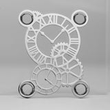Guyker GN008 Stainless Steel Gear-Clock Hybrid 4-Hole Neck Plate, view 5