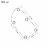 Guyker GN010 Curved Neck Plate for Musicman, view 4