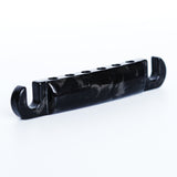 Guyker GS001 Carbon Fiber Tune-O-Matic Tailpiece Stop Bar with Studs for Electric Guitar, view 2