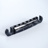 Guyker GS001 Carbon Fiber Tune-O-Matic Tailpiece Stop Bar with Studs for Electric Guitar, view 5