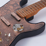 Guyker Guitar Back plate ChiLun Cover Gear Pattern Metal Toggle Switch, view 5