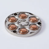 Guyker Guitar Back plate ZiDan Cover Roulette Pattern Metal Toggle Switch, view 2