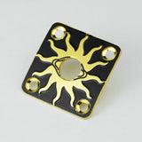 Guyker GJ011 Square Curved Output Jack Plate with 4-Hole Mounting, view 5