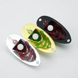 Guyker Guitar Output Jack Plate Engraved Snake Design with Electroplated Finish GJ-005, view 2