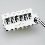 Guyker GG1009A-S Guitar Tremolo Bridge with Locking Saddles and Brass Block 10.8MM String Space, view 5