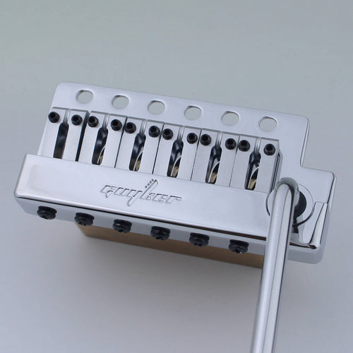 Guyker GG1009A 6-Point Tremolo Bridge with Brass Saddles & Brass Block