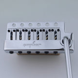 Guyker GG1009A 6-Point Tremolo Bridge with Brass Saddles & Brass Block, view 2