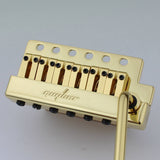 Guyker GG1009A 6-Point Tremolo Bridge with Brass Saddles & Brass Block, view 4