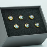 Guyker GX-008 Acoustic Guitar Bridge Pins with Colored Diamond, view 5