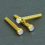 Guyker GX-003 Acoustic Guitar Bridge Pins with Glowing Rainbow Radiant Glow, view 2